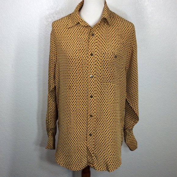 Anne Pinkerton Vintage Square Button Up Shirt - Picture 1 of 11